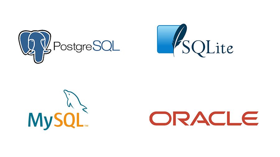 ORACLE, PostgreSQL, MySQL, SQLite