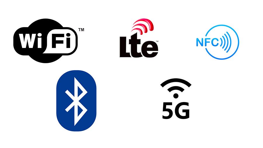 Lte, Bluetooth, Wifi, NFC, 5G